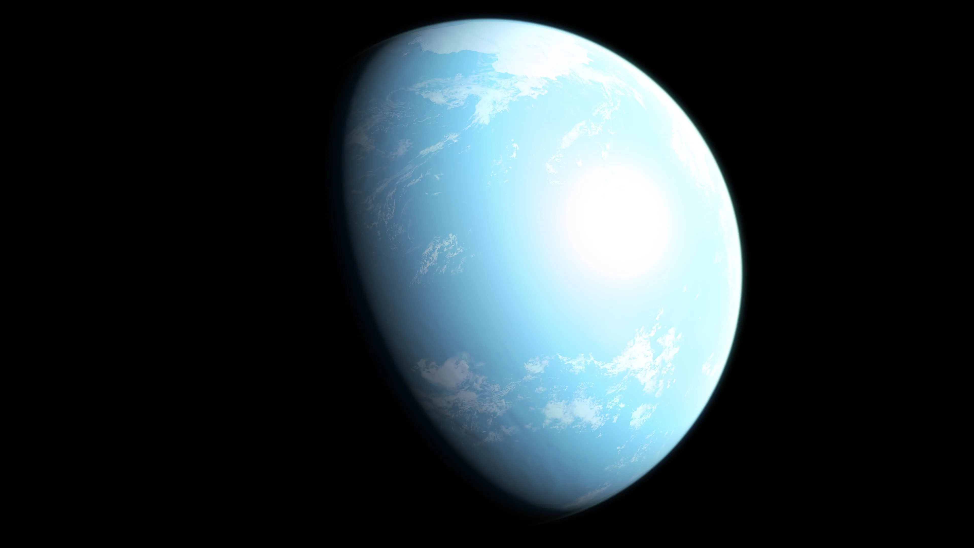 Artist impression of GJ 357 d exoplanet
