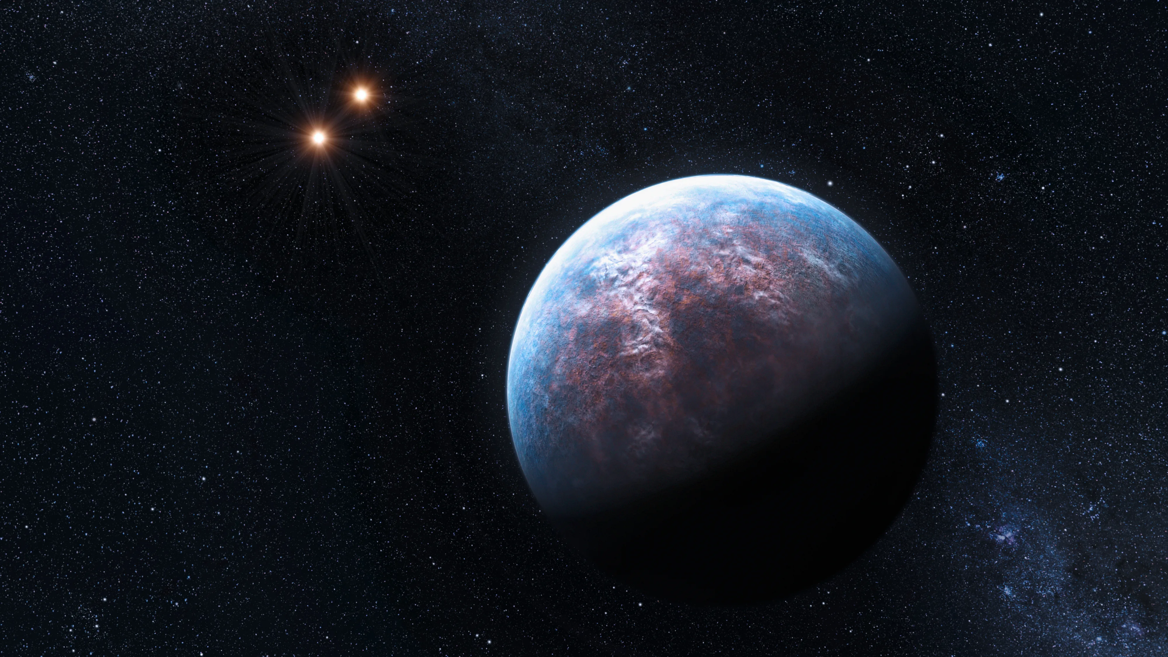 Artist impression of GJ 667 C b exoplanet