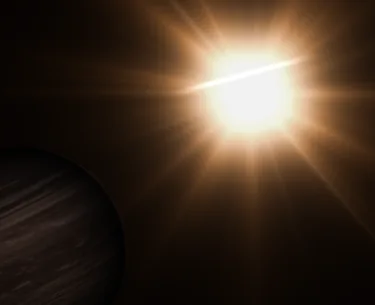 Artist impression of HD 177565 b exoplanet