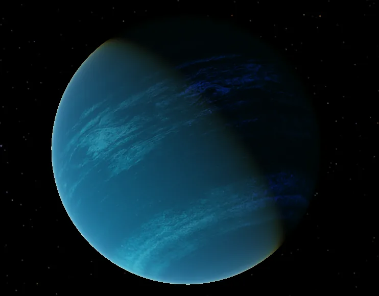Artist impression of HD 240210 b exoplanet