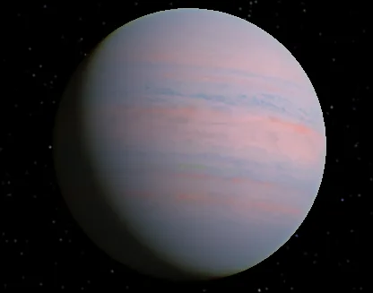 Artist impression of HD 285968 b exoplanet