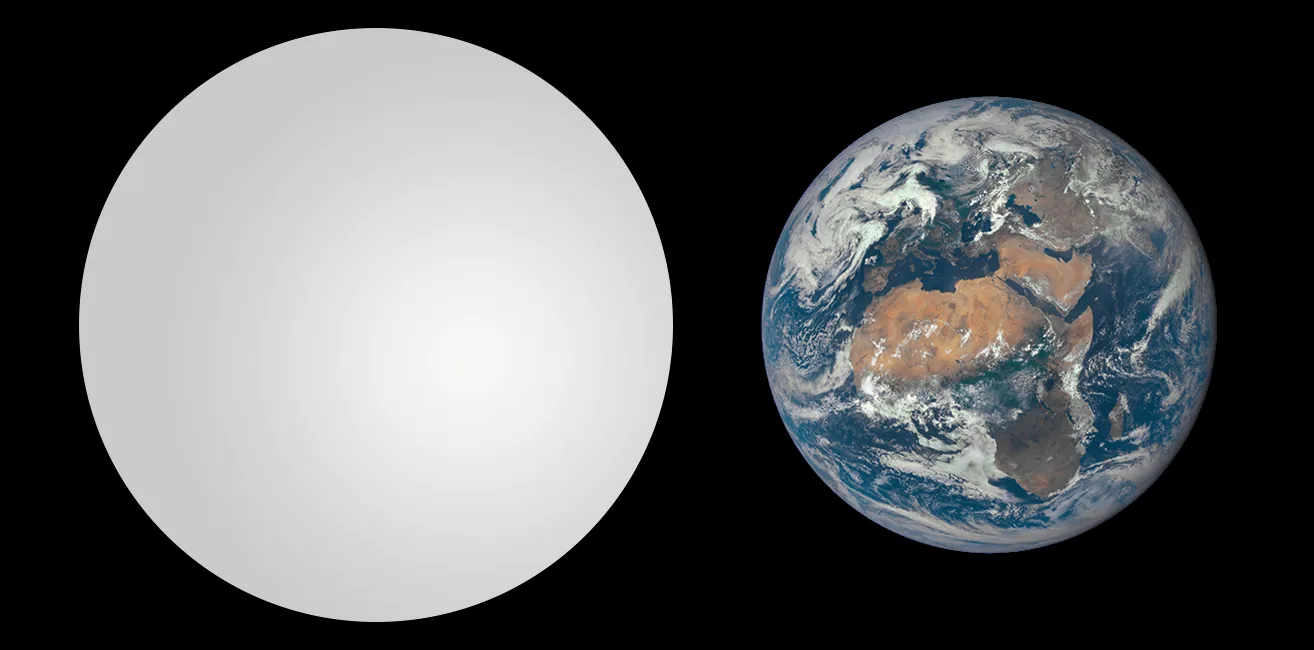 Artist impression of K2-72 e exoplanet