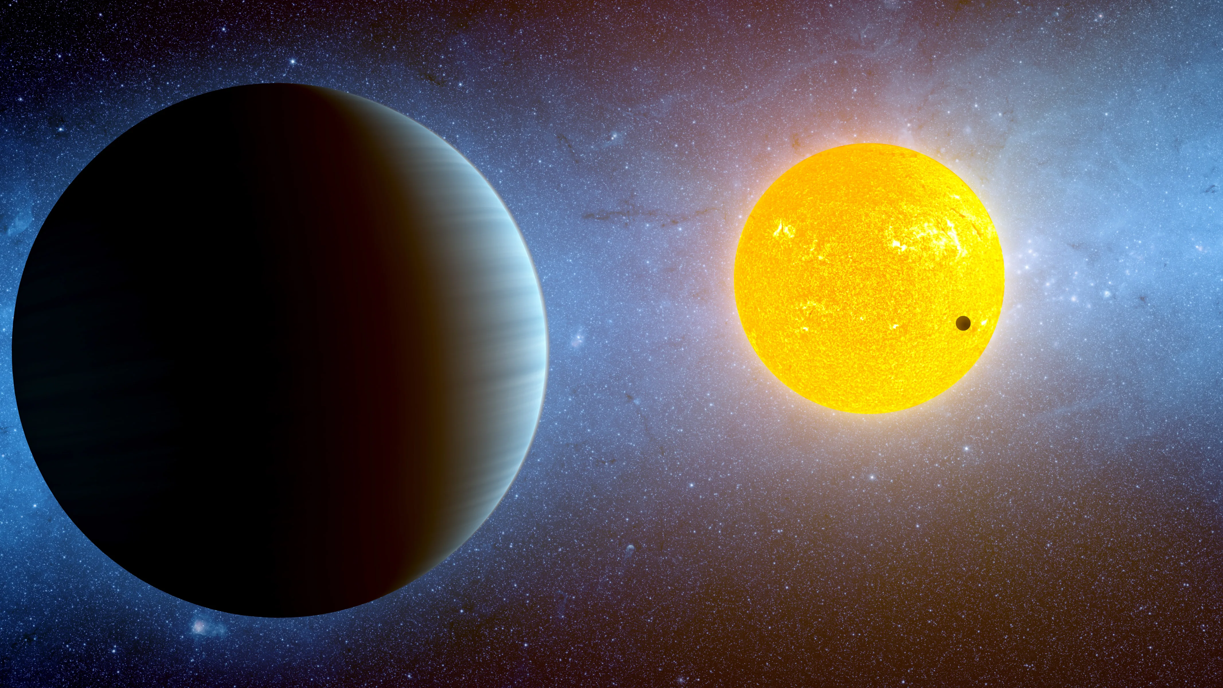 Artist impression of Kepler-10 d exoplanet