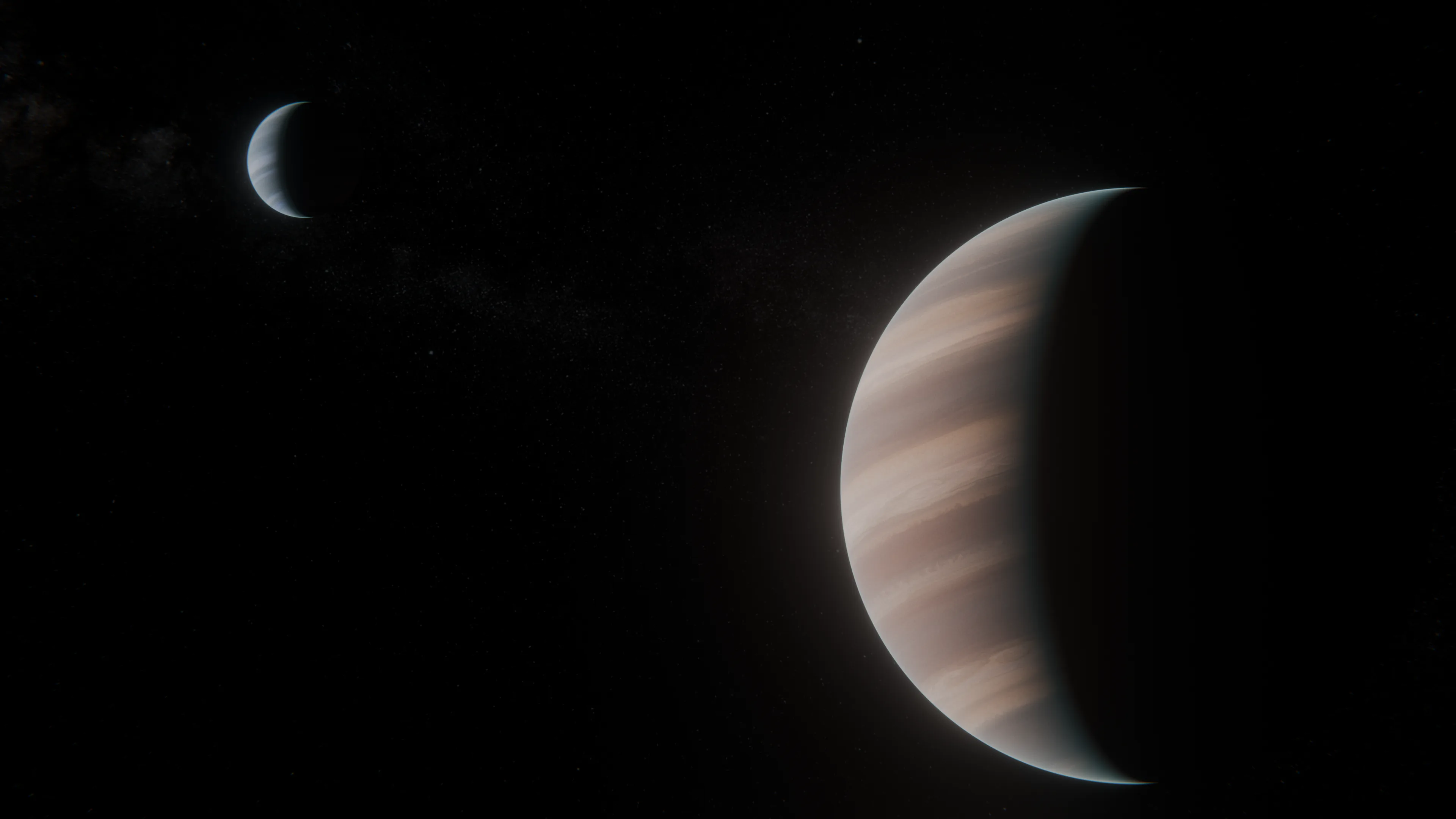 Artist impression of Kepler-1625 b exoplanet