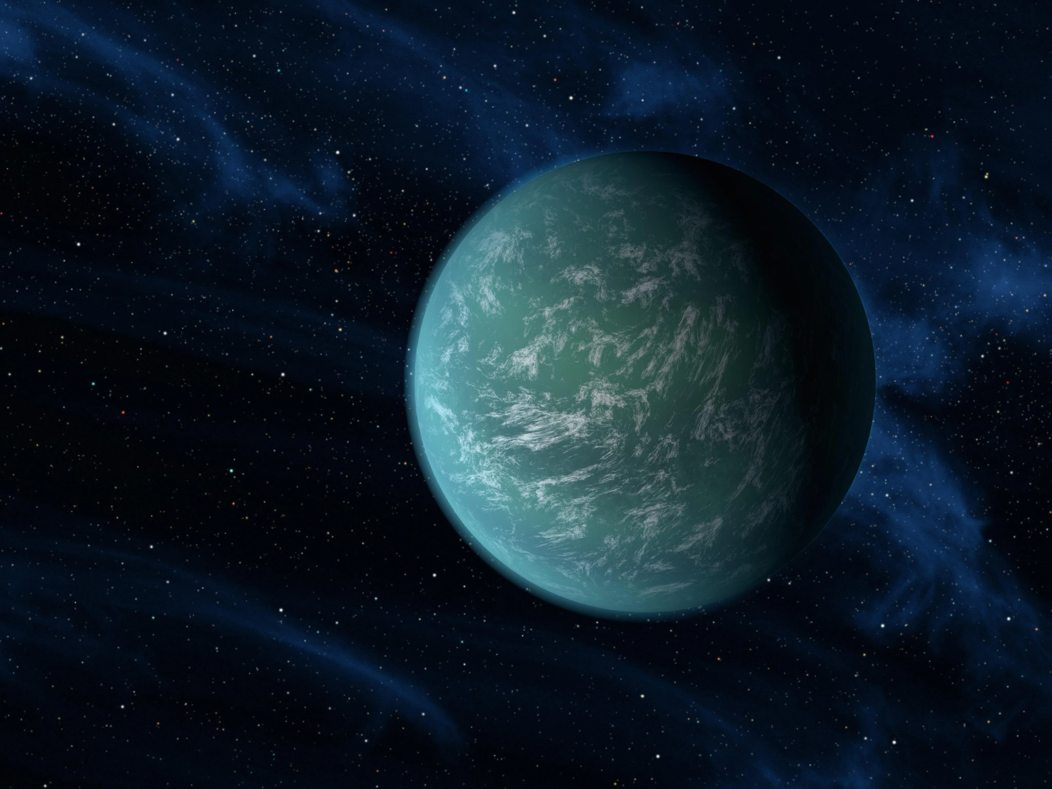 Artist impression of Kepler-20 d exoplanet
