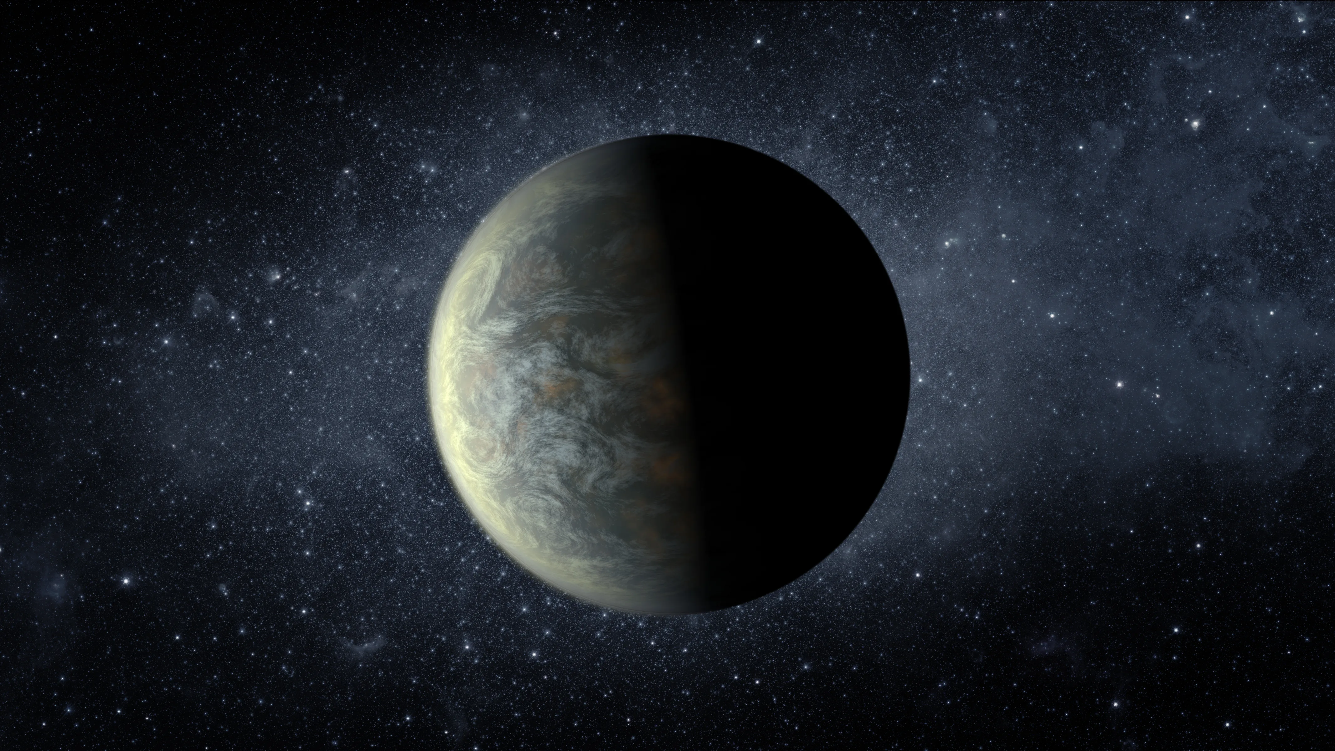 Artist impression of Kepler-20 f exoplanet