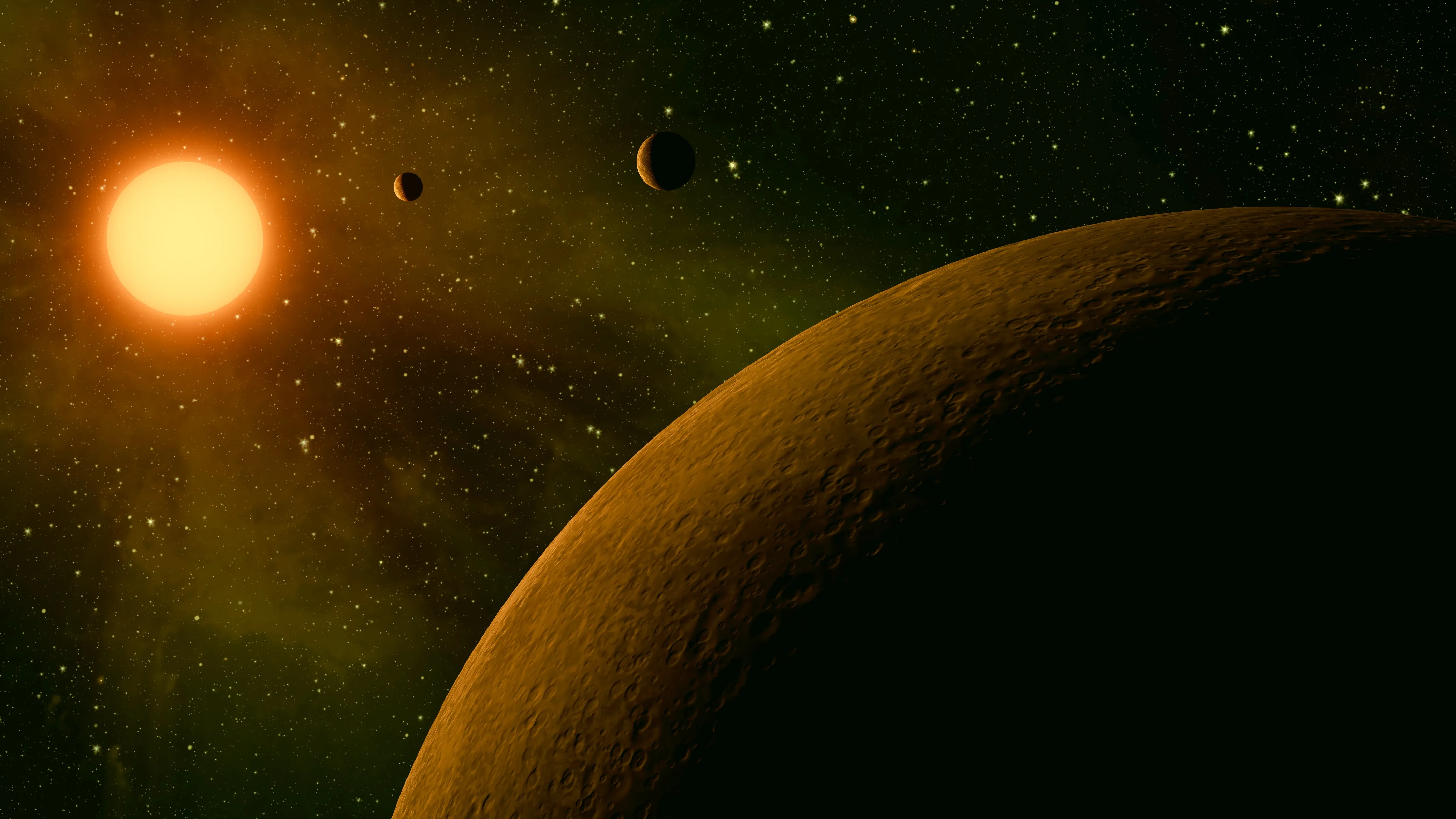 Artist impression of Kepler-42 d exoplanet