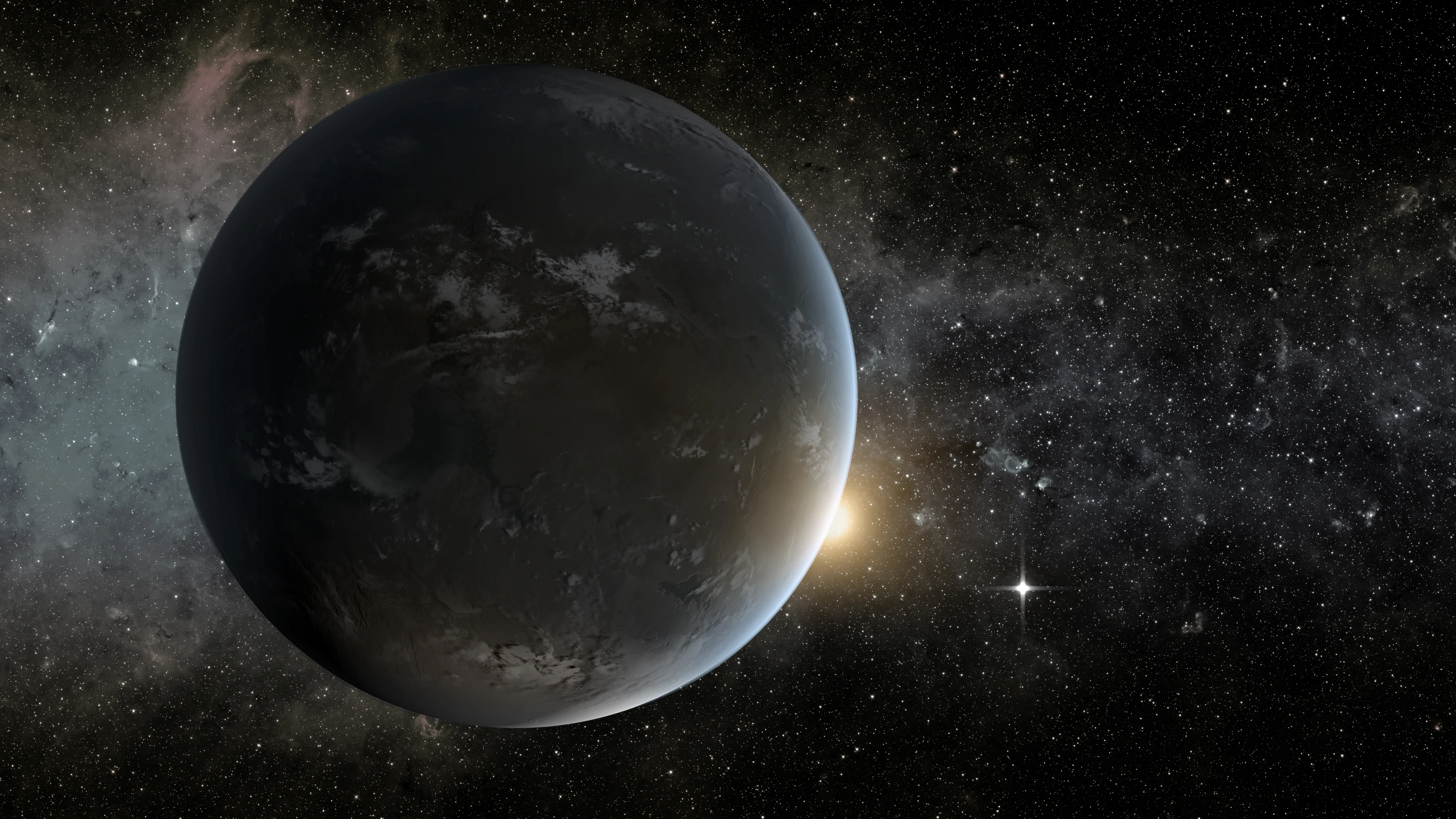 Artist impression of Kepler-439 b exoplanet
