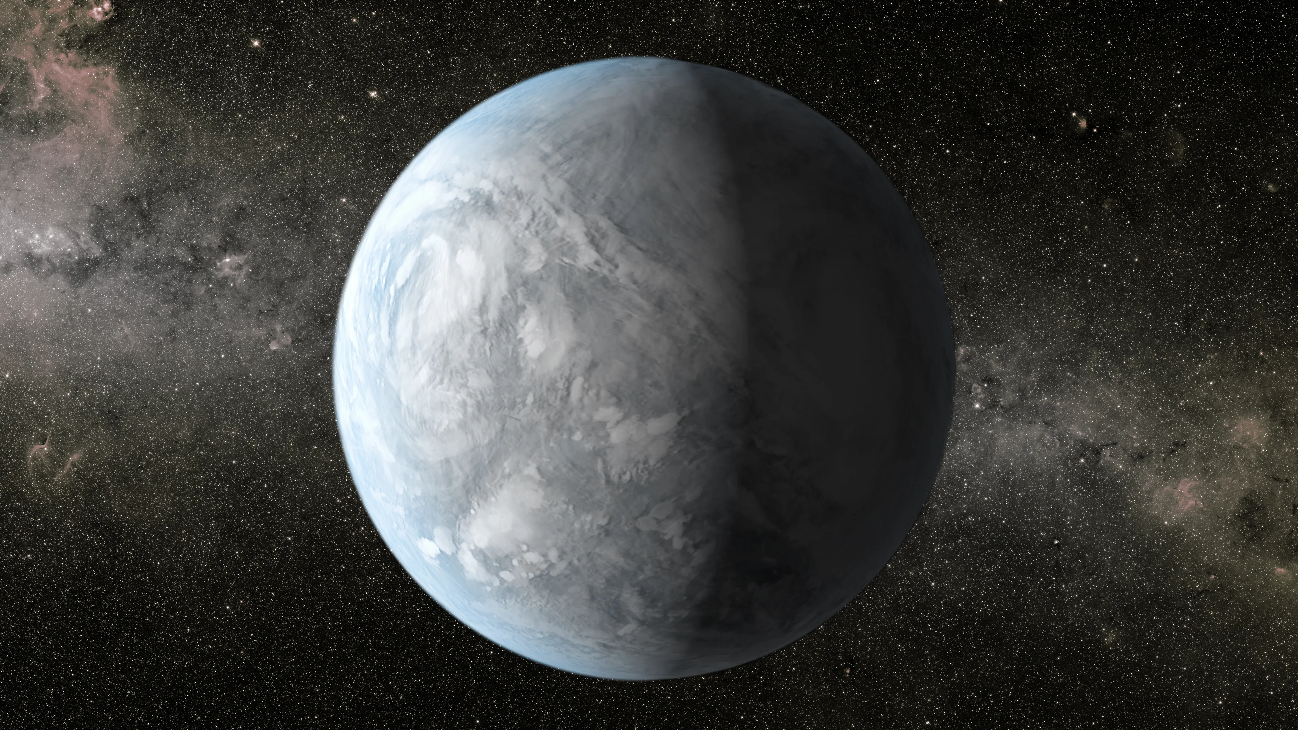 Artist impression of Kepler-62 e exoplanet