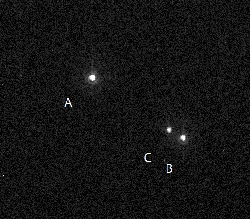 Artist impression of LTT 1445 A c exoplanet