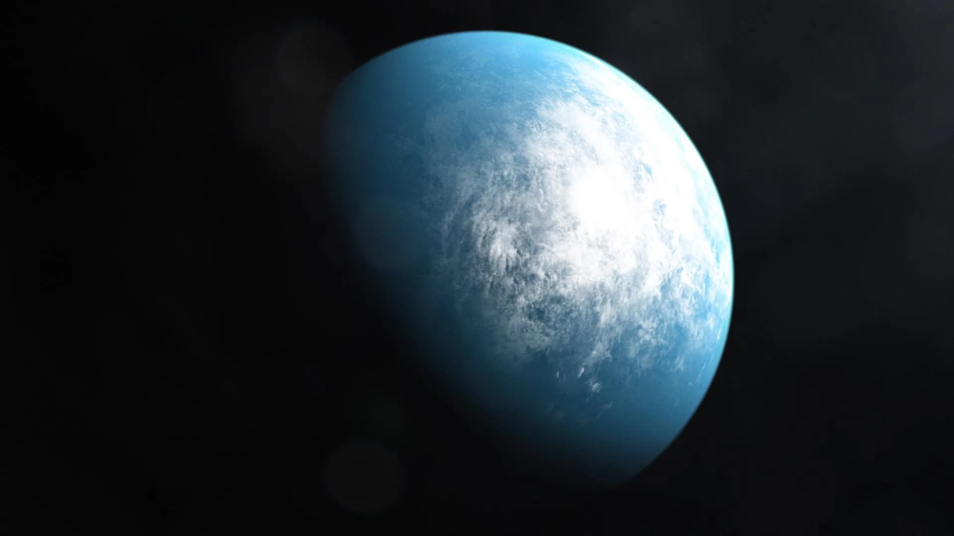 Artist impression of TOI-700 d exoplanet